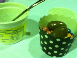 ice-cream and sprinkles