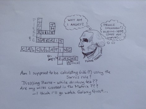 Gish 2019 Sarrus crossword