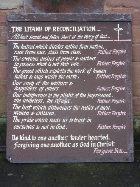 Coventry Reconciliation Prayer photo bethmoon